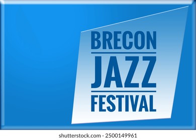 Brecon jazz festival text design illustration - Powered by Shutterstock