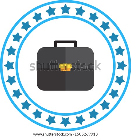 breifcase icon creative design template 