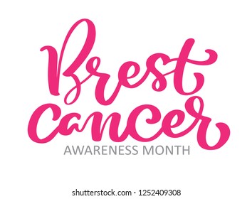 Brest Cancer awareness month October calligraphy  lettering text with queen crown for brest cancer isolated on white background. - Powered by Shutterstock