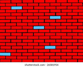 Brick wall