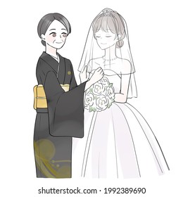 花嫁 和装 のイラスト素材 画像 ベクター画像 Shutterstock