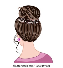 Bridesmaid Hair Style For Long Hair 