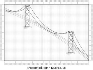 Bridge Design - Architect Blueprint 