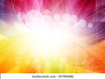 Bright Abstract Background. Raster Version