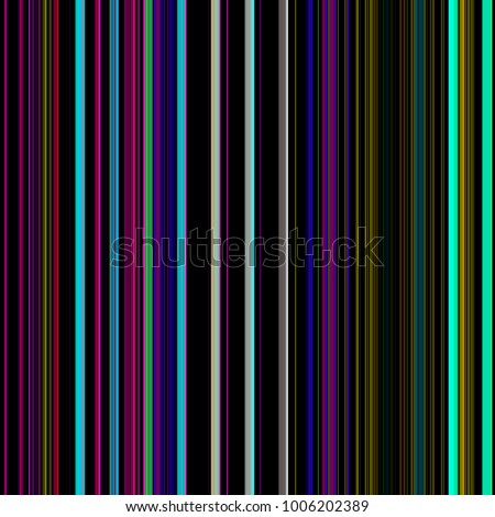 Bright abstract of contiguous vertical stripes for decoration and background with themes of repetition, conformity, variation
