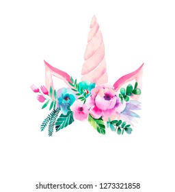 Unicorn Flower Crown High Res Stock Images Shutterstock