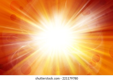 Bright blast of light background 