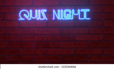 Bright Blue Neon/led Text 