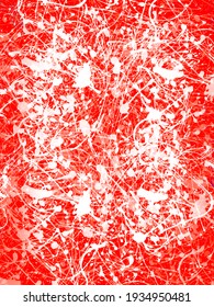 Bright Creative Red Background Pattern For A Portrait Style Of Dream Art Drops Of Paint Spray Blot Splash Painting Jackson Pollock Inspired Abstract Expressionism Temporary Digital