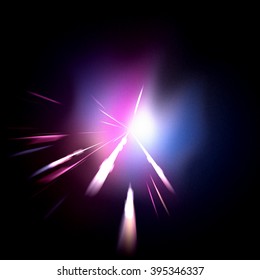 Bright flash, explosion or burst effect background