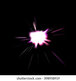 Bright flash, explosion or burst effect background
