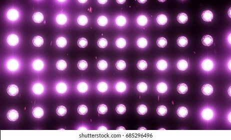 Bright Flood Lights Background With Particles And Glow. Gold Tint. More Color Options Available In My Portfolio.