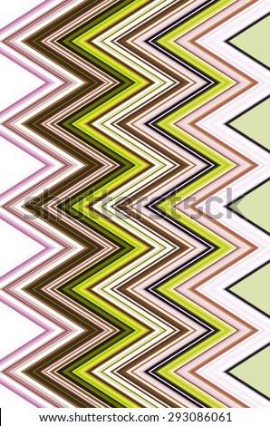 Bright geometric zigzag pattern for background and decoration