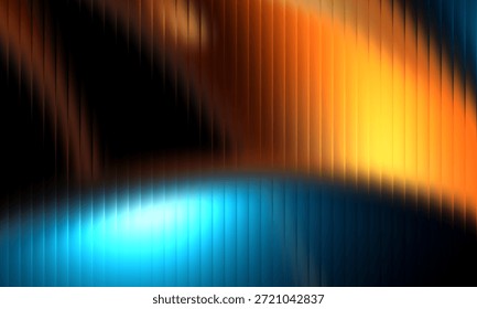 bright gradient, abstract light, vertical lines, orange yellow blue, light flares