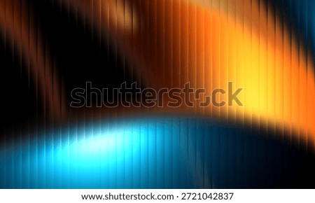 bright gradient, abstract light, vertical lines, orange yellow blue, light flares