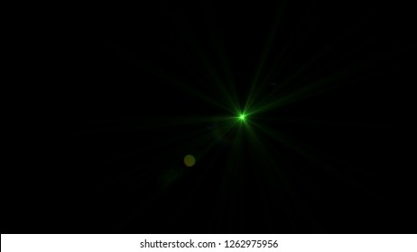 Bright Green Lens Flare Stock Illustration 1262975956