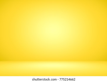 Bright Luxury Yellow Background Well Use As Product Backdrop.