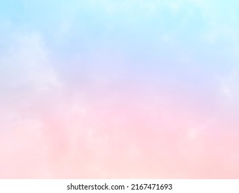 Bright pastel rainbow gradations yellow  gold  pink  cyan  purple   soft orange blend subtle   harmoniously against an atmospheric background beautiful natural sky and faded white clouds 