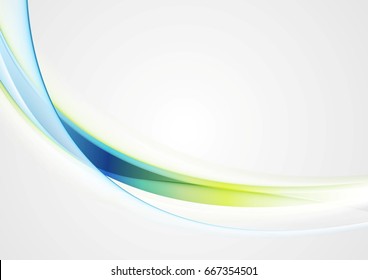 Bright shiny glow waves image background