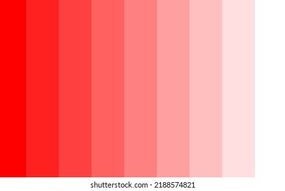 Bright To Soft Red Color Palette Coordination Background. Abstract Color For Background. This Simple Gradient Background Is Recommended For The Backgrounds Of Social Media, Template, Website, Etc.