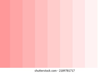 Bright To Soft Salmon Or Creamy Pink Color Palette Coordination Background. Abstract Color Background. This Gradient Background Is Recommended For The Backgrounds Of Social Media, Template, Website.