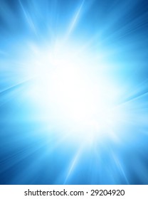 Bright Sun On Soft Blue Background Stock Illustration 29204920 ...