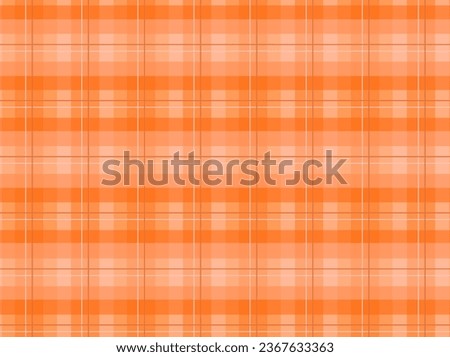 brilliant orange plaid pattern, small stripes