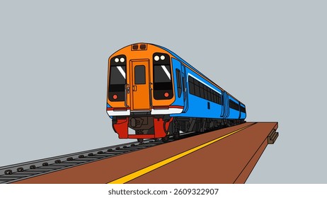 British Rail Class158 Sprinter train
