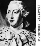 British Royalty. British King George III, circa 1760s.