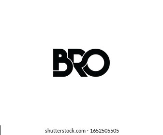 Bro Original Monogram Logo Design