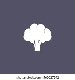 Broccoli Icon. Vegetable Sign