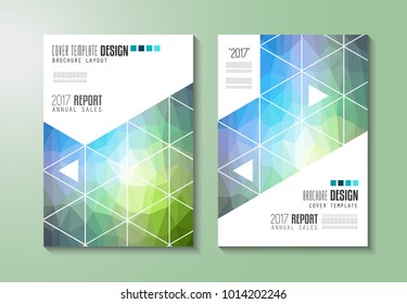 Abstract Professional Trifold Brochure Template Flyer Stock Vector ...