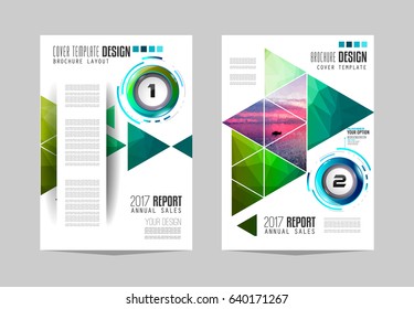 Brochure Template, Flyer Design Or Depliant Cover For Business Presentation And Magazine Covers, Annual Reports And Marketing Generic Purposes.