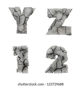 Broken Stone Font