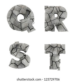 Broken Stone Font