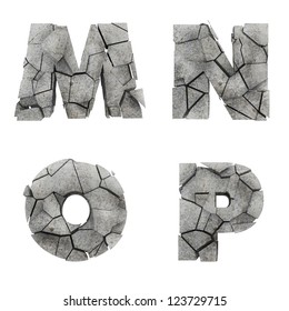 Broken Stone Font