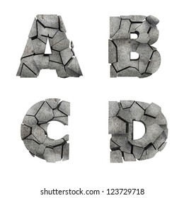 Broken Stone Font