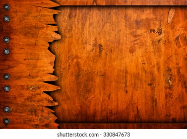 Broken Wood Board