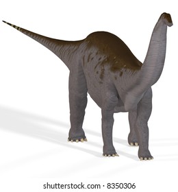 Brontosaurus With Clipping Path