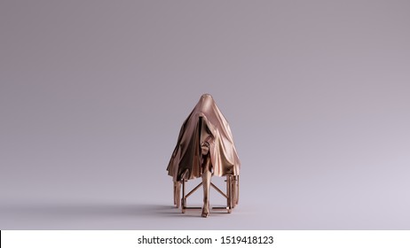 Bronze Evil Spirit Leaning Forward in a Wheelchair Front View 3d Illustration 3d Rendering - Shutterstock ID 1519418123