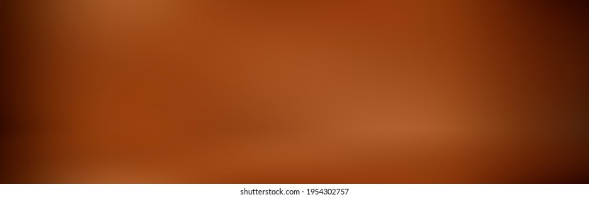 Brown 3d room. Empty studio. Gradient blurred background