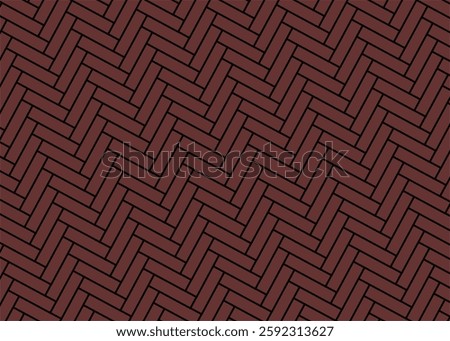 Brown background wall brick pattern with squares pattern