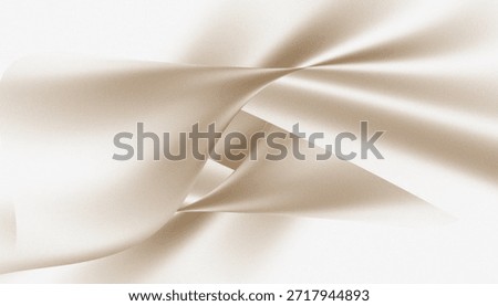 Brown color wave pattern on white background.