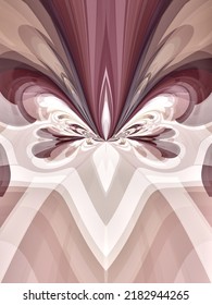 Brown, Cream, And Crimson Abstract Effect Princess, Fantasy Background.