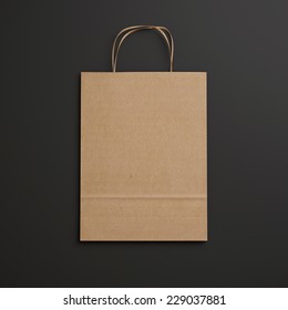 Download Kraft Paper Bag Mockup High Res Stock Images Shutterstock