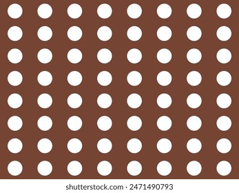 A brown and white polka dot pattern