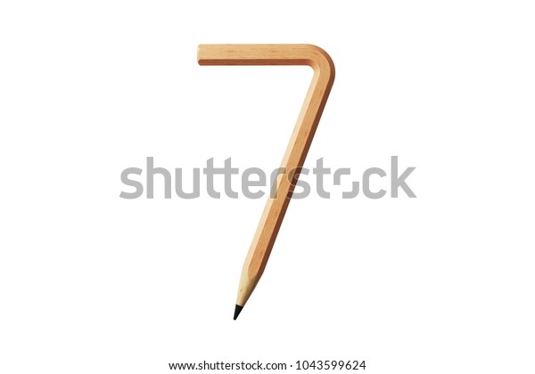 number 7 pencil