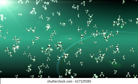 Brownian Motion Of Molecules 