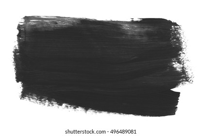 Brush Stroke Texture Smear Brush On Stock Illustration 496489081 ...