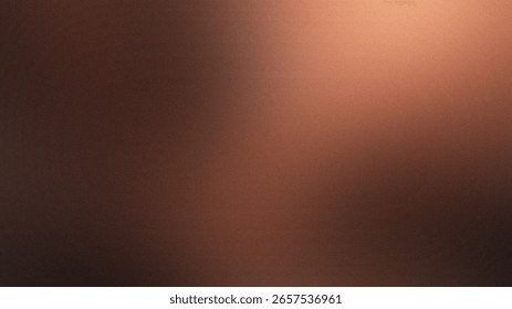 Brushed copper surface with a soft gradient from dark brown to warm orange light.